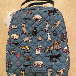 Vera Bradley Cats Meow Iconic Lunch bag. NWT